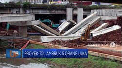 Proyek Tol Desari Ambruk, 5 Pekerja Terluka
