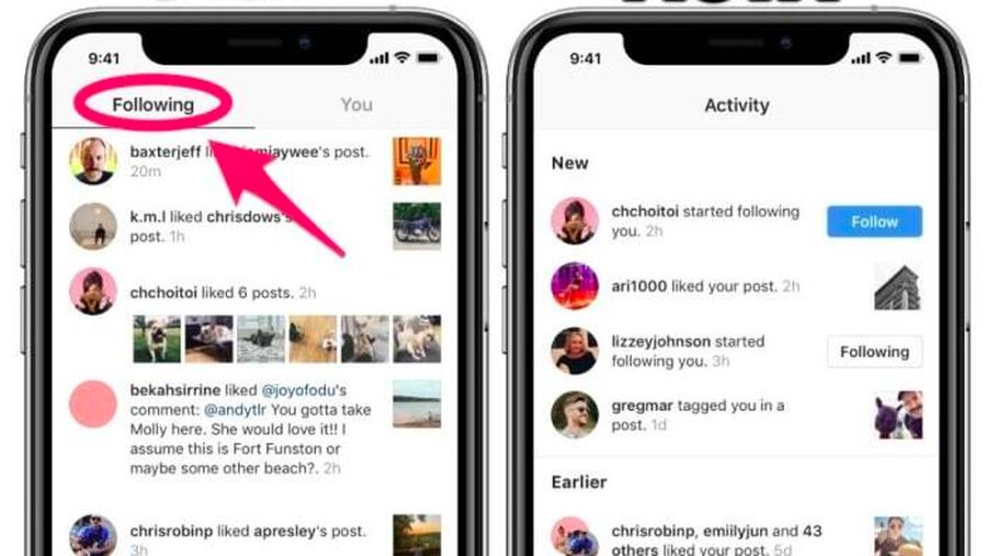 Fitur Following Activity Dihapus
