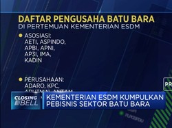 Evaluasi UU Minerba, Pengusaha Batu Bara Dipanggil Kemen ESDM