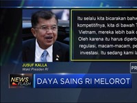 Ini Tanggapan JK Soal Melorotnya Daya Saing RI