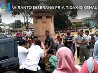 Video: Detik-detik Wiranto Ditusuk Seorang Pria di Banten