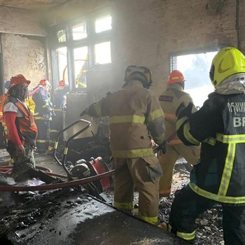 Begini Suasana Saat Kebakaran Melanda KBRI di Thailand