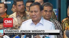 VIDEO: Jenguk Wiranto, Prabowo: Kekerasan Bukan Budaya Kita