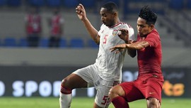 FOTO: Timnas Indonesia Dibantai Uni Emirat Arab