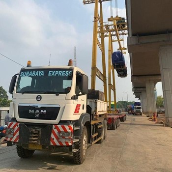 Begini Penampakan LRT Jabodebek yang Tiba di Jakarta