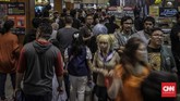 Suasana perhelatan Indonesia Comic Con 2019 di Jakarta Convention Center (JCC), Senayan, Jakarta, Sabtu, 12 Oktober 2019. Pameran budaya pop yang menjadi ajang berkumpulnya para penggemar komik, film, gim dan mainan itu berlangsung hingga Minggu, 13 Oktober 2019. (CNN Indonesia/Bisma Septalisma)