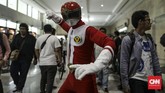 Generasi 90an, dan khususnya pecinta Power Rangers, akan diajak bernostalgia di ajang Shopee Indonesia Comic Con 2019 dengan kehadiran Austin St John, juga sederet jagoan Transformer. (CNN Indonesia/Bisma Septalisma)