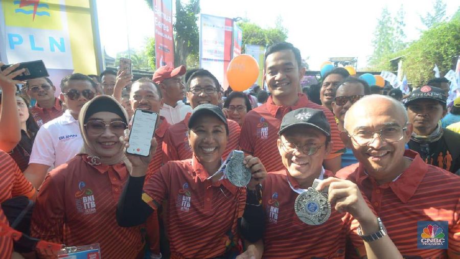 BNI menjadi sponsor utama perhelatan BNI ITB Ultra Marathon 2019 di Bandung, Jawa Barat, Minggu (13/10/2019).