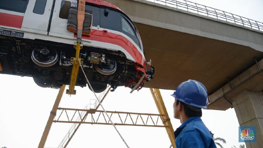 Layanan LRT Jabodebek akan tersedia 31 rangkaian kereta.