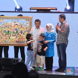 Ini Momen JK Ucapkan Perpisahan dengan Stafnya