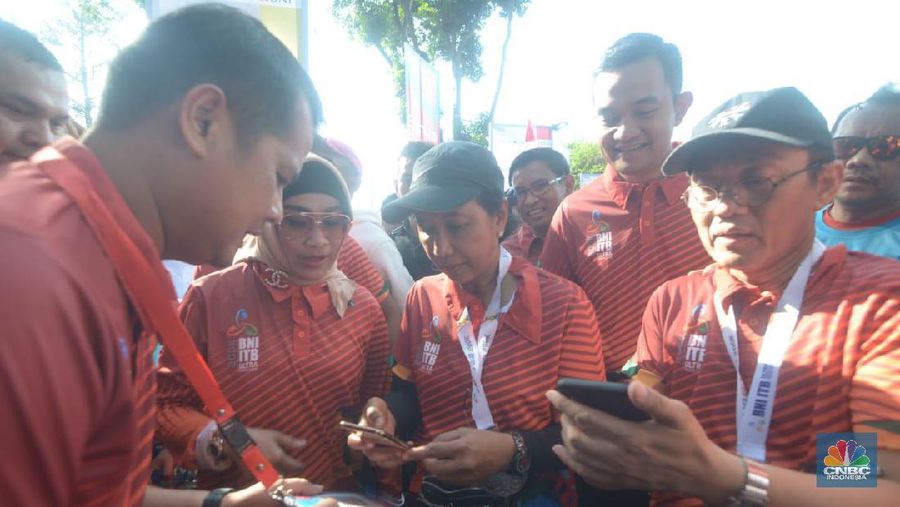 BNI menjadi sponsor utama perhelatan BNI ITB Ultra Marathon 2019 di Bandung, Jawa Barat, Minggu (13/10/2019).