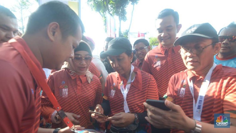 BNI menjadi sponsor utama perhelatan BNI ITB Ultra Marathon 2019 di Bandung, Jawa Barat, Minggu (13/10/2019).