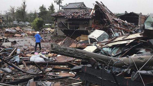 Tikus Berkeliaran di Jalanan Tokyo Usai Topan Hagibis