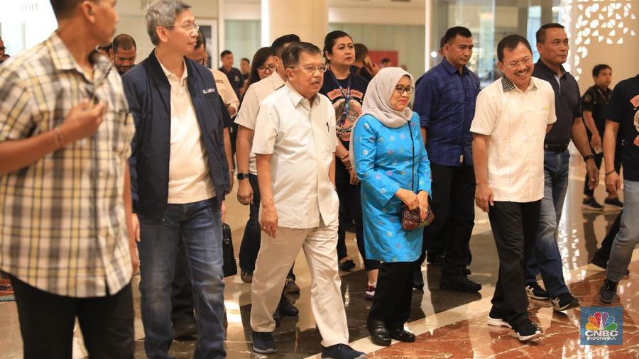 Jusuf Kalla berkunjung ke Trans Studi Cibubur