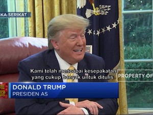 AS dan China Capai Kesepakatan Pertama Perang Dagang