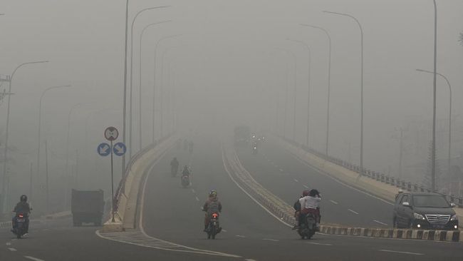 Hingga Kemarin Jumlah Titik Panas Karhutla 1.547