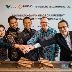 Setelah Freeport, RI Caplok Tambang Nikel Raksasa Vale