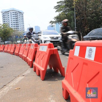 Begini Penampakan Jalan di Sekitar DPR Jelang Demo Hari ini
