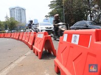 Begini Penampakan Jalan di Sekitar DPR Jelang Demo Hari ini