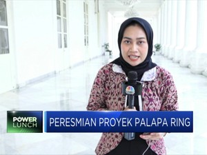 Jokowi Resmikan Proyek Palapa Ring