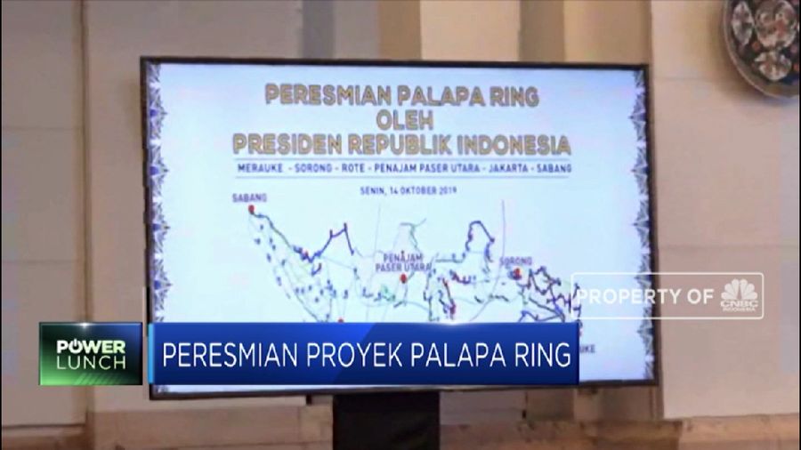 Peresmian Palapa Ring Bernilai Rp 5,13 Triliun (CNBC Indonesia TV)