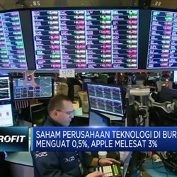 Perang Dagang Reda, Bursa Wall Street Terangkat