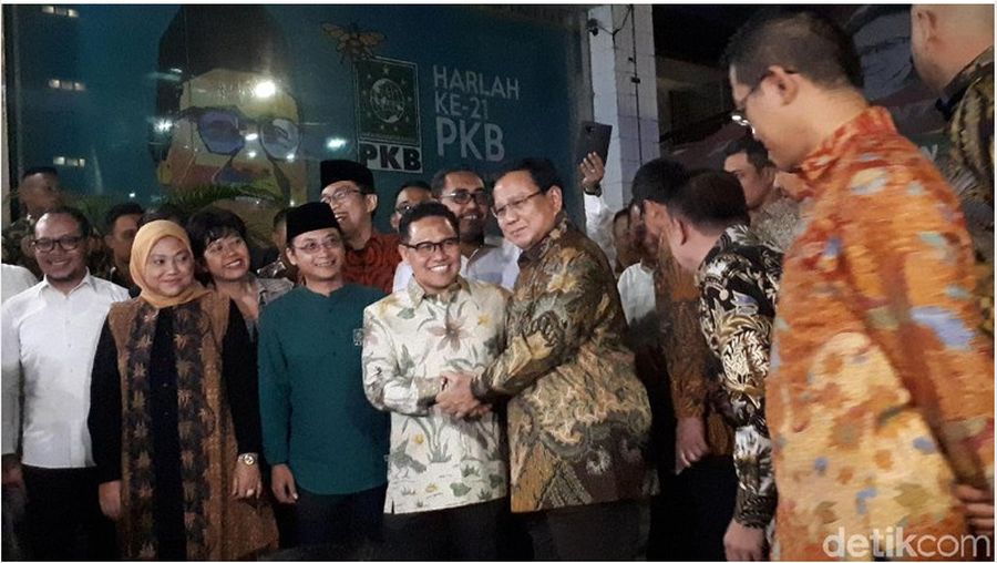 Pertemuan Prabowo dan Cak Imin