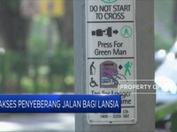 Akses Penyebrangan Ramah Disabilitas dan Lansia di Singapura
