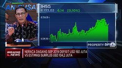 Neraca Perdagangan September Defisit USD 160 Juta