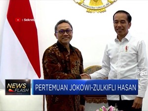 Jokowi Akui Bahas Koalisi dengan Zulkifli Hasan