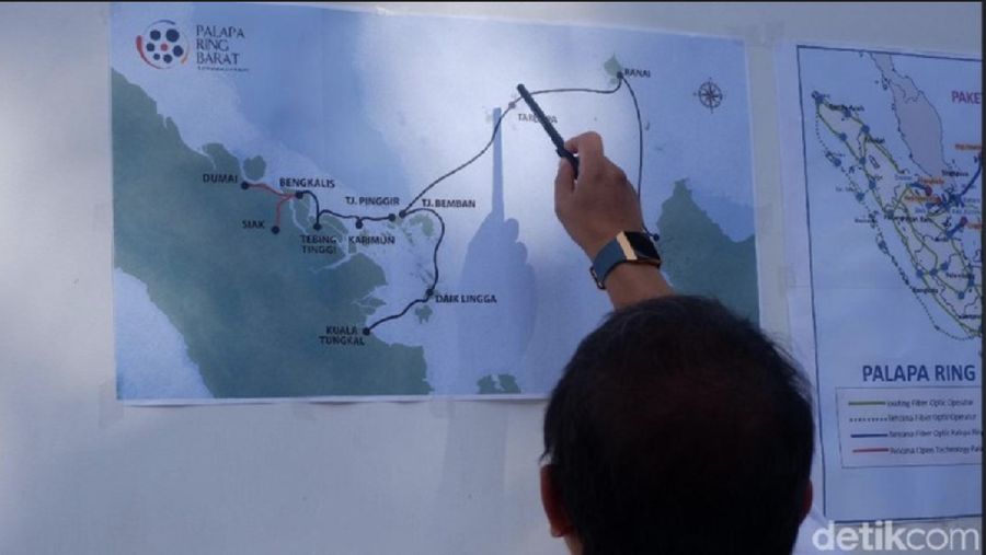 Palapa ring melibatkan seluruh operator telekomunikasi di Indonesia.