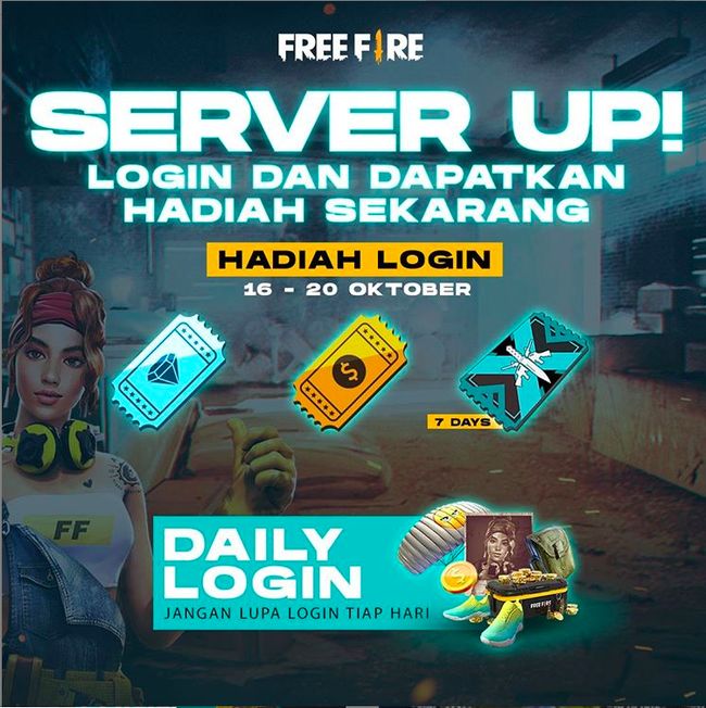 Free Fire Selesai Maintenance Ini Fitur Amp Karakter Barunya