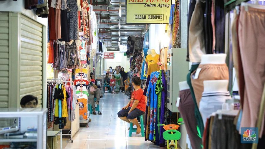 Suasana kios baru di Rusunawa Pasar Rumput, Jakarta, Rabu (16/10/2019) CNBC Indonesia/ Andrean Kristianto