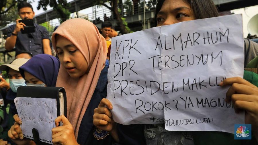 Mahasiswa dari sejumlah universitas di Jakarta dan sekitarnya, bakal menggelar demonstrasi kembali Senin (28/20/2019).