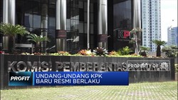 Sah! UU KPK yang Baru Resmi Berlaku