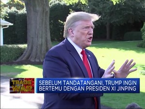 Trump Belum Mau Teken Kesepakatan Dagang dengan China