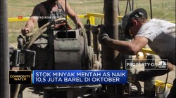 Stok Minyak AS Bertambah, Harga Minyak Tertekan