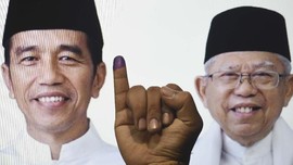 FOTO: Karpet Merah nan Berliku untuk Jokowi-Ma'ruf Amin