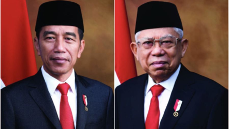 Dijelaskan di dalam surat tertanggal 15 Oktober 2019, foto resmi Jokowi-Ma'ruf dapat diunduh melalui laman resmi Setneg