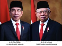 Simak! Kemensetneg Rilis Foto Resmi Jokowi dan Ma'ruf Amin