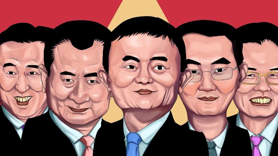 INFOGRAFIS, 5 Orang Terkaya di China
