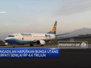 Utang Merpati Airlines Turun Rp 4,4 T dari Rp 10,95 T
