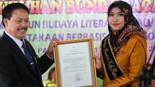 Istri Bupati Pamekasan Dikukuhkan Jadi Bunda Baca