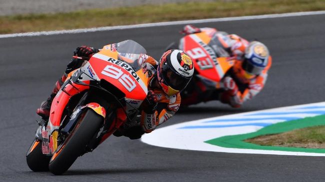 Senggolan, Marquez-Lorenzo Cekcok di FP2 MotoGP Australia