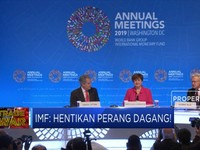 IMF: Hentikan Perang Dagang!