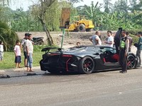 Ini Penampakan Lamborghini Raffi Ahmad yang Hangus Terbakar