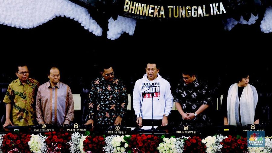 MPR menggelar gladi resik sebagai persiapan akhir pelantikan presiden dan wakil presiden terpilih.