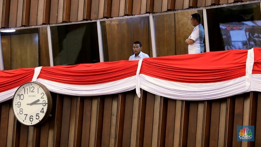 MPR menggelar gladi resik sebagai persiapan akhir pelantikan presiden dan wakil presiden terpilih.
