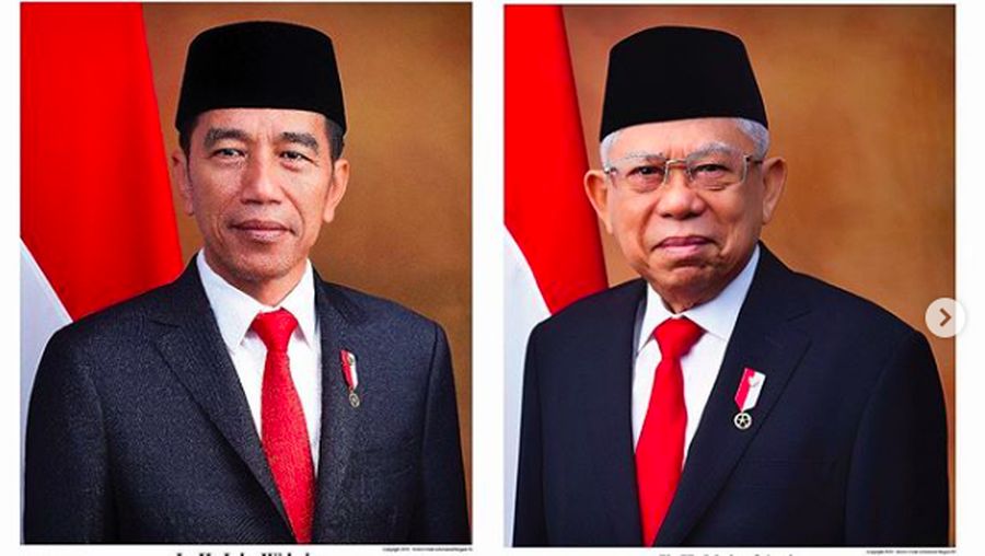 Joko Widodo (Jokowi) dan Ma'ruf Amin akan dilantik menjadi Presiden dan Wakil Presiden Republik Indonesia.