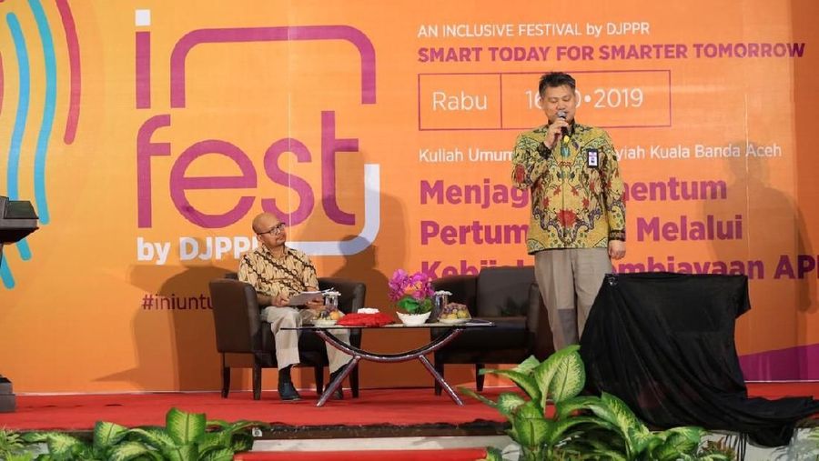 Kuliah umum ini merupakan rangkaian kegiatan InFest 2019 (an Inclusive Festival by DJPPR) di Banda Aceh yang dilaksanakan pada 16 - 17 Oktober 2019.